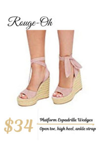 Platfrom espadrille wedges